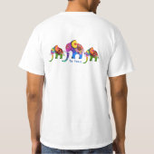 "The Tusker" Elefant T - Shirt (Rückseite)