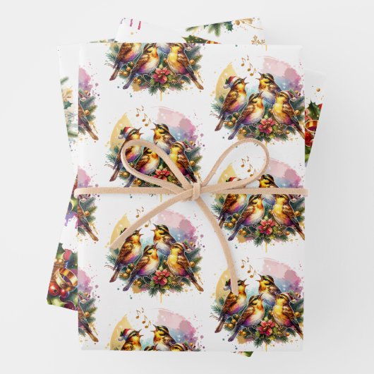 The Twelve Days of Christmas Geschenkpapier Set (Beispiel)