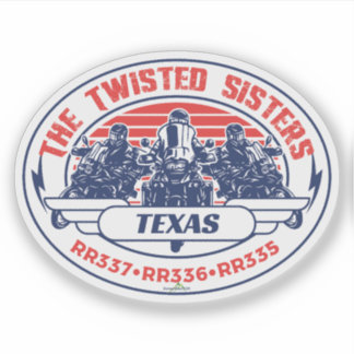 The Twisted Sisters Texas USA Motorcycle 01 Aufkleber