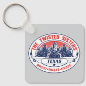 The Twisted Sisters Texas USA Motorcycle 01 Schlüsselanhänger (Vorderseite)