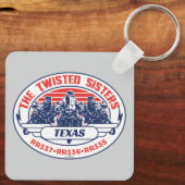 The Twisted Sisters Texas USA Motorcycle 01 Schlüsselanhänger (Rückseite)