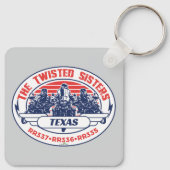 The Twisted Sisters Texas USA Motorcycle 01 Schlüsselanhänger (Rückseite)
