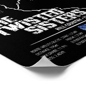 The Twisted Sisters Texas USA Motorcycle 02 Poster (Ecke)
