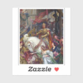 The Two Crowns c. 1900 von Sir Frank Dicksee Aufkleber (Blatt)