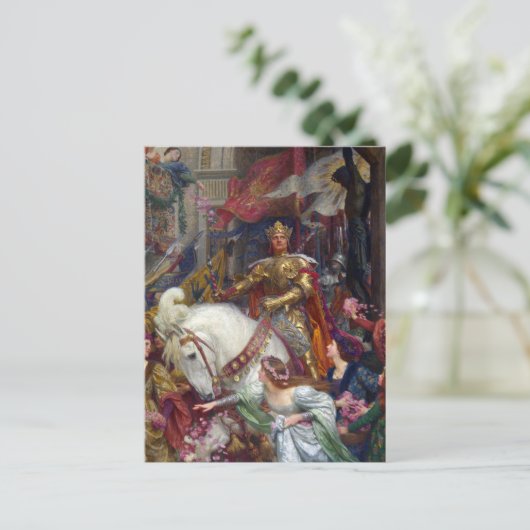 The Two Crowns c. 1900 von Sir Frank Dicksee Postkarte (Stehend Vorderseite)