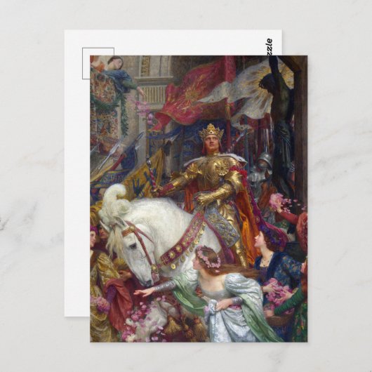 The Two Crowns c. 1900 von Sir Frank Dicksee Postkarte (Vorne/Hinten)