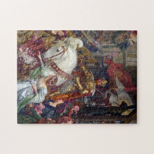 The Two Crowns c. 1900 von Sir Frank Dicksee Puzzle (Horizontal)