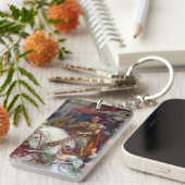 The Two Crowns c. 1900 von Sir Frank Dicksee Schlüsselanhänger (Vorderseite rechts)