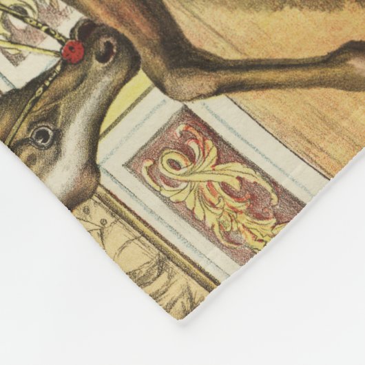 The Two Horse Act, Circus Performance, Circa 1874. Fleecedecke (Ecke)