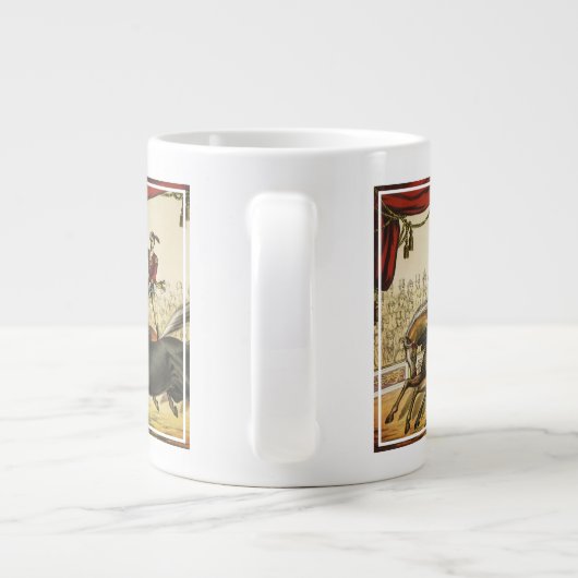 The Two Horse Act, Circus Performance, Circa 1874. Jumbo-Tasse (Rückseite)