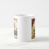 The Two Horse Act, Circus Performance, Circa 1874. Kaffeetasse (Mittel)