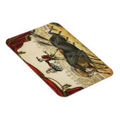 The Two Horse Act, Circus Performance, Circa 1874. Magnet (Rechte Seite)