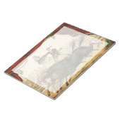 The Two Horse Act, Circus Performance, Circa 1874. Notizblock (angewinkelt)