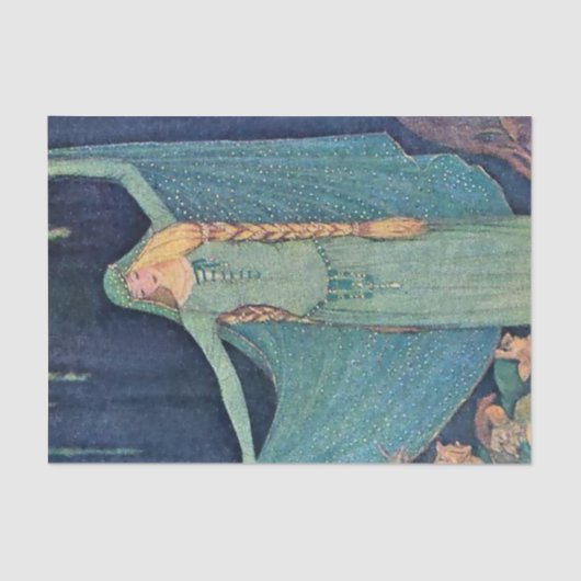 "The Two Kings Children" von Elenore Abbott Seidenpapier (Vorderseite)