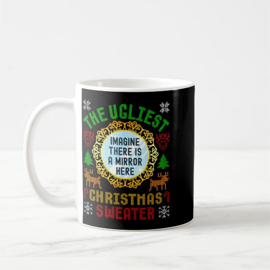 The Ugliest Christmas Sweater With An Image Of A M Kaffeetasse (Links)