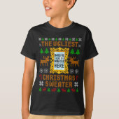 The Ugliest Christmas Sweater With An Image Of A M T-Shirt (Vorderseite)