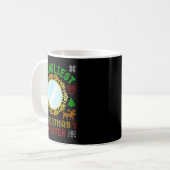 The Ugliest Ugly Christmas Sweater With Mirror Fun Kaffeetasse (Vorderseite Links)