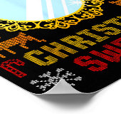 The Ugliest Ugly Christmas Sweater With Mirror Fun Poster (Ecke)