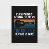 The Ukulele Player is here Karte (Vorderseite)