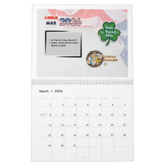 The Ultimate 2026 American Holiday Event Calendar Kalender (Mär 2026)