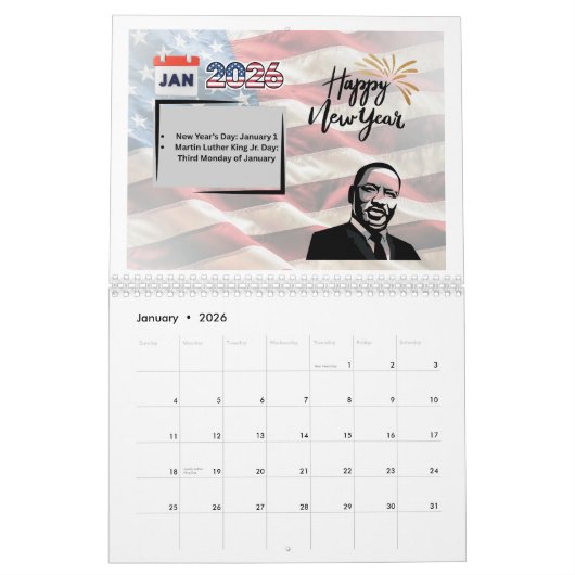 The Ultimate 2026 American Holiday Event Calendar Kalender (Jan 2026)