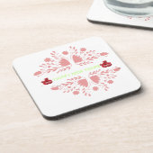 . "The Ultimate Drink Protector" 2. Kunststoffe Getränkeuntersetzer (Linke Seite)