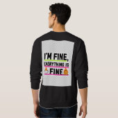 The Ultimate "I'm Fine" Men's Hoodies (Schwarz voll)