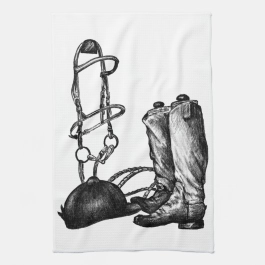 The Ultimate Kitchen towel for Horse People Geschirrtuch (Vertikal)