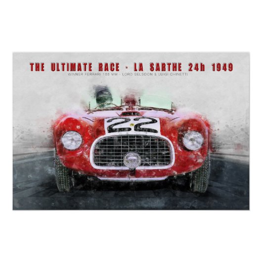 The ultimate race 1949 poster (Vorderseite)