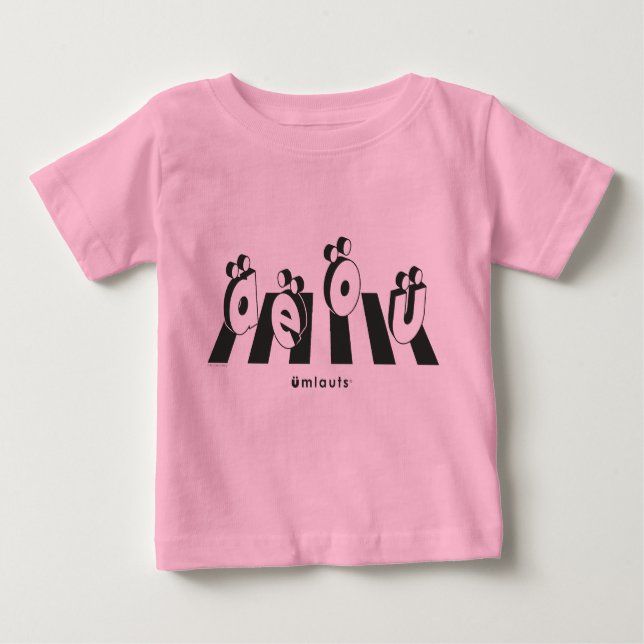 “The Umlauts™ Crossing Over” Baby T-shirt (Vorderseite)