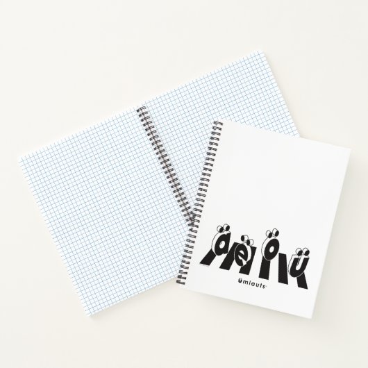 “The Umlauts™ Crossing Over” Notizblock (Innenseite)