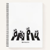 “The Umlauts™ Crossing Over” Notizblock (Vorderseite)