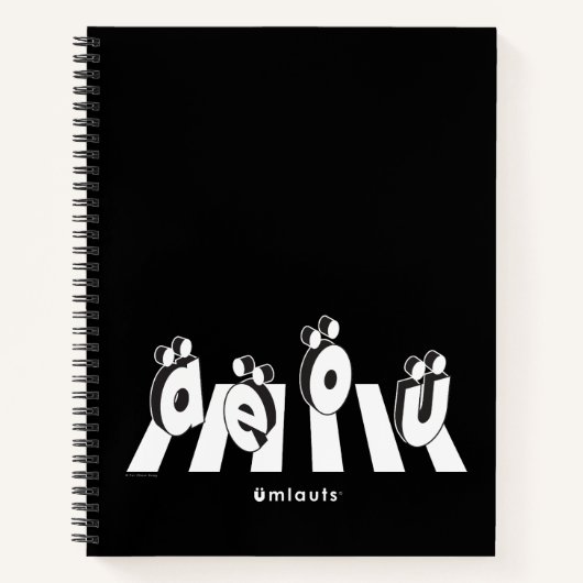 “The Umlauts: Crossing Over” Notizblock (Vorderseite)