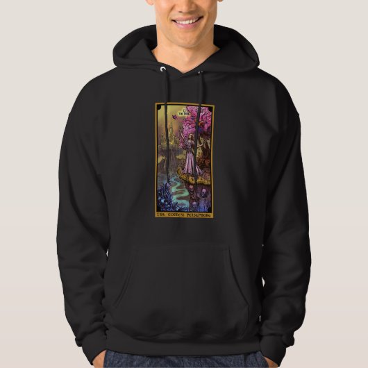 The Underworld Goddess The Fool Tarot Card Pagan W Hoodie (Vorderseite)