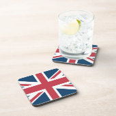 The Union Jack britischer Flaggenuntersetzer Getränkeuntersetzer (Rechte Seite)