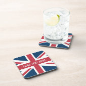 The Union Jack British Flag Coaster Getränkeuntersetzer (Rechte Seite)