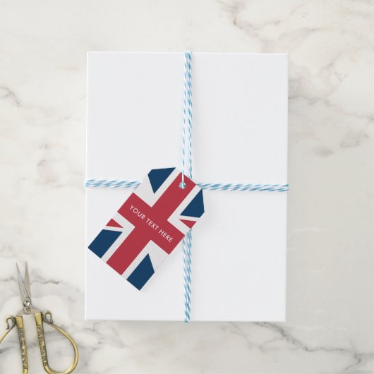 The Union Jack British Flag Geschenkanhänger (Mit Garn)