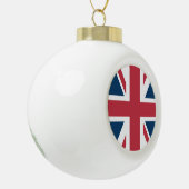 The Union Jack British Flag Keramik Kugel-Ornament (Links)