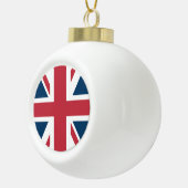 The Union Jack British Flag Keramik Kugel-Ornament (Rechts)