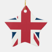The Union Jack British Flag Keramik Ornament (Vorne)