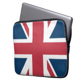 The Union Jack British Flag Laptop Sleeve (Vorderseite Links)