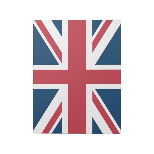 The Union Jack British Flag Notizblock (Rotiert)