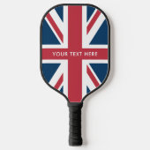 The Union Jack British Flag Pickleball Paddle (Vorderseite)