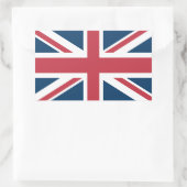 The Union Jack British Flag Rechteckiger Aufkleber (Tasche)