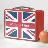 The Union Jack British Flag Red Metall Brotdose (Beispiel)