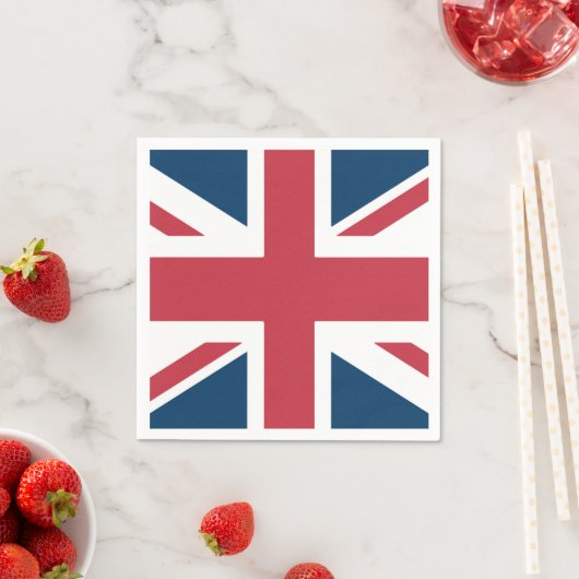 The Union Jack British Flag Serviette (Beispiel)