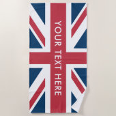 The Union Jack British Flag Strandtuch (Vorderseite)