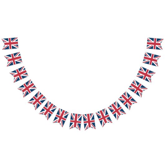 The Union Jack - Bunting Flags Wimpelkette (Alle)