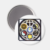 The Unitarian Universalist Church Rockford, IL Magnet (Vorderseite/Rückseite)