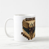 The United States Air Force Service Member Kaffeetasse (Links)